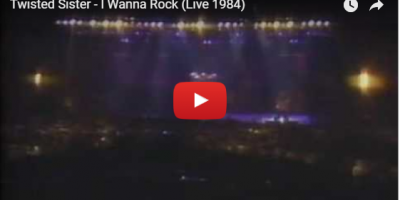 twisted sister "I Wanna Rock" video still