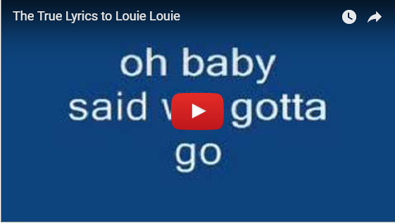 louie louie lyrics video still